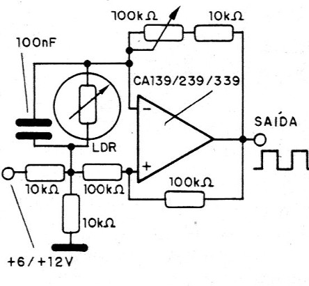    Figura 12 – Oscilador ativado pela luz
