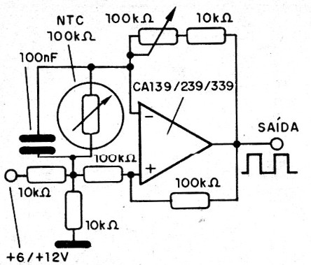    Figura 13 – Oscilador disparado pela temperatura
