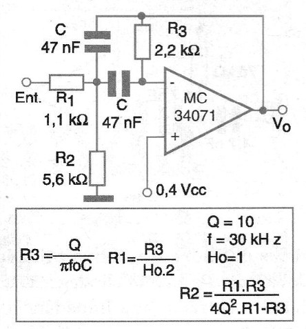    Figura 9 – Filtro de 30 kHz
