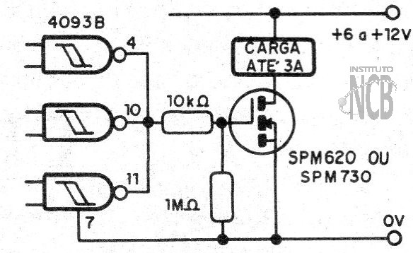    Figura 3 – Usando um MOSFET de potência

