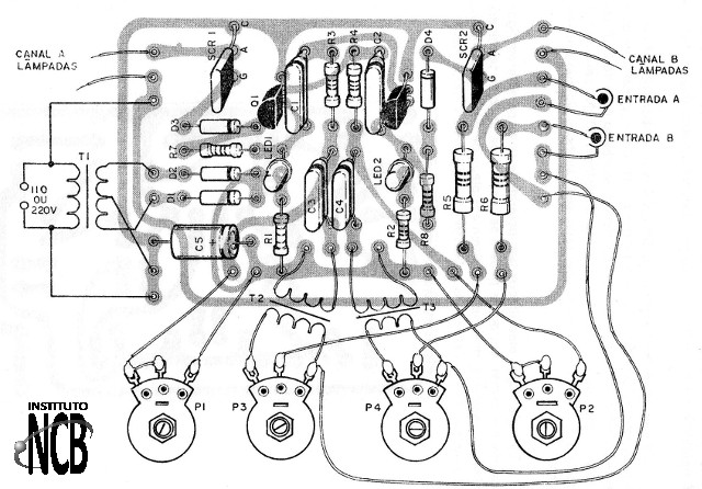    Figura 14 - Montagem em placa de circuito impresso
