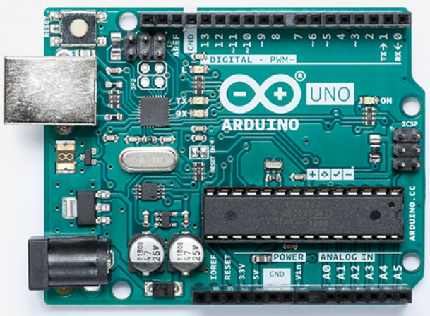 Figura 1. Um Arduino targeta
Figura 1. Um Arduino targeta