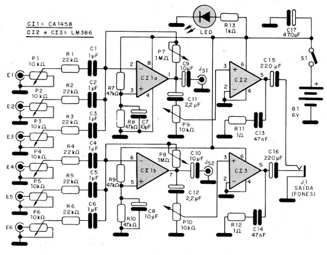 Figura 2 – Diagrama completo do mixer
