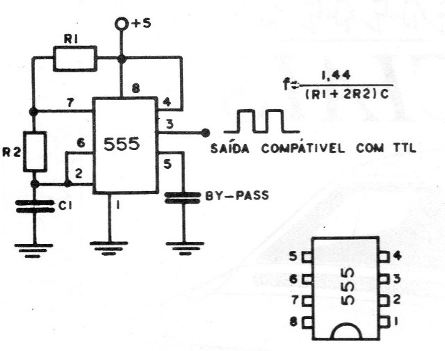 Figura 5 – Oscilador 555
