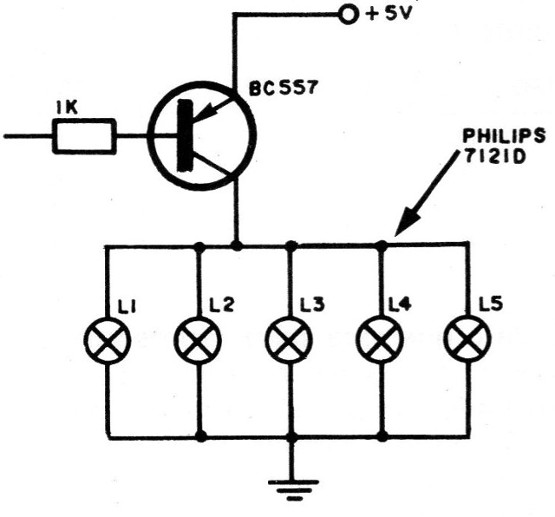 Figura 9 – Acionando pequenas lâmpadas (ou LEDs)
