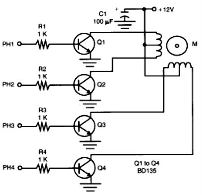 Figura 7 - Estágio de potência usando transistores NPN.
