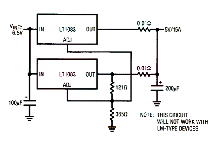 Figura 1 - Ligando reguladores em paralelo. 