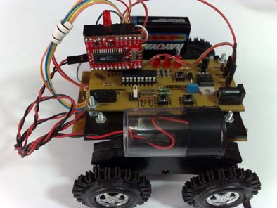 Figura 12: ISD1932 conectado ao Robot Paradoxus 9 WR Kits.
