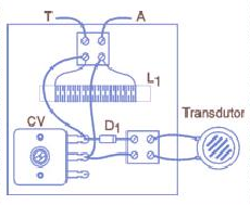 Figura 2 – Rádio de galena simples usando um diodo (D1) em lugar do cristal de galena.
