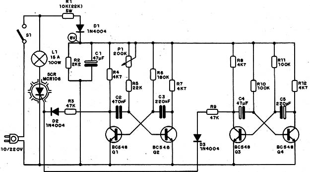    Figura 2 – Diagrama completo da vela eletrônica
