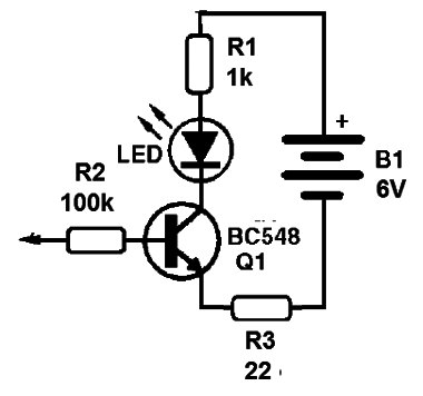    Figura 10 – O transistor como chave
