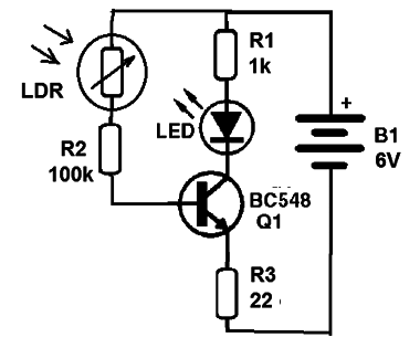 Figura 14 – Diagrama completo do sensor de luz

