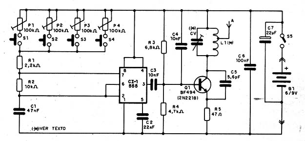Figura 4 – Circuito completo do transmissor
