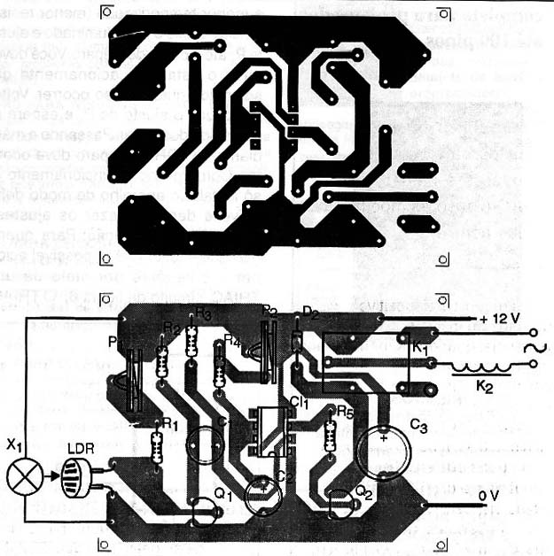 Placa de circuito impresso da torneira eletrônica

