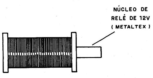Figura 5 – Adaptando um relé de 12 V como solenoide
