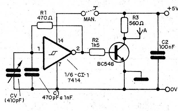 Figura 15 – Transmissor telegráfico sem bobinas
