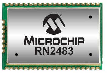 Figura 1 – O RN2483 da Microchip
