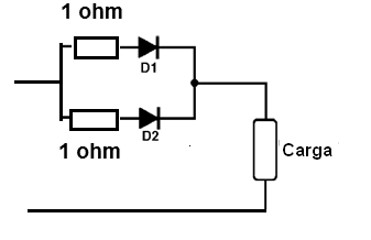Figura 13 – Distribuindo melhor a corrente entre diodos
