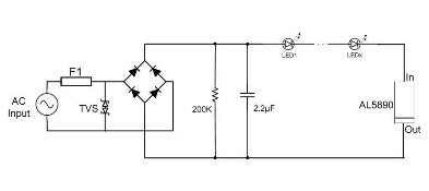 Figura 3 – Aplicação “low side” para rede de energia (AC)
