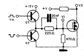 Figura 14 – Usando transistores bipolares
Figura 14 – Usando transistores bipolares