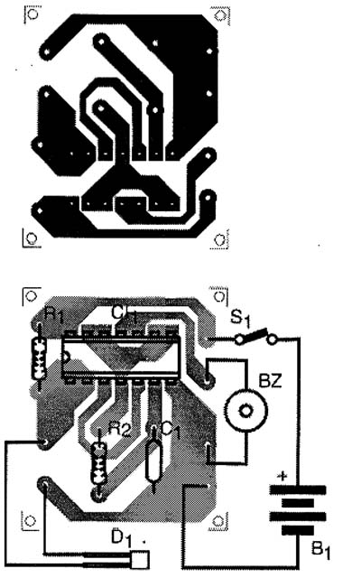 Placa de circuito impresso da interace
