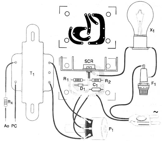 Sugestão de placa de circuito impresso 