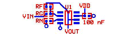 Figura 2 - Disposição de componentes para um circuito inversor. 