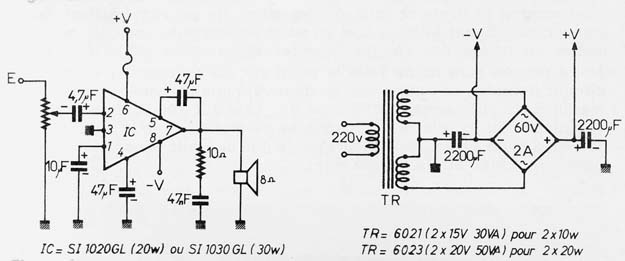 Amplificador Híbrido 20 ou 30 W
