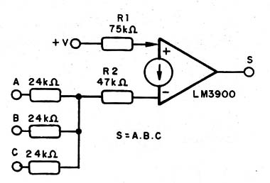  porta AND LM3900 
