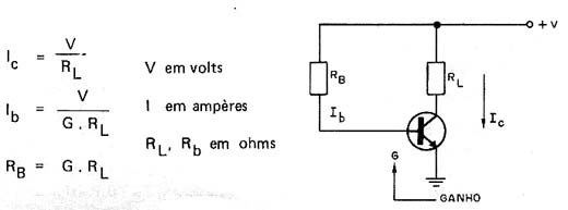 Cálculo simples de polarização de transistor.