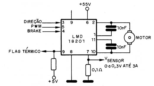 Figura 6 – Resistor para o sinal de controle
