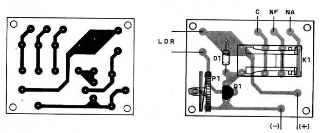 Figura 2 – Placa de circuito para a montagem
