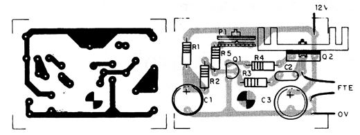   Figura 2 – Montagem em placa de circuito impresso

