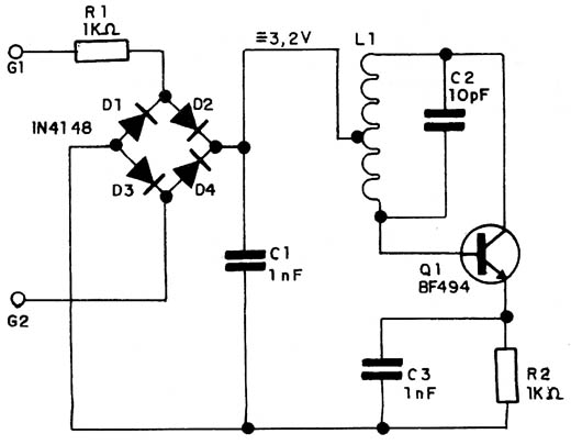    Figura 1 – Diagrama do transmissor telefônico
