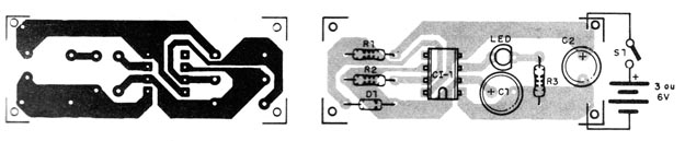    Figura 2 – Placa de circuito impresso para montagem
