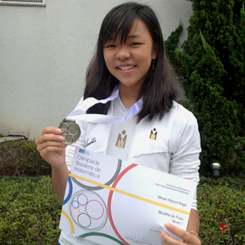 Medalhista na OBM 2012, Miriam Harumi Koga participa da XVI Semana Olímpica
