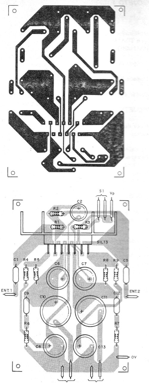 Figura 2 – Placa de circuito impresso para a montagem
Figura 2 – Placa de circuito impresso para a montagem