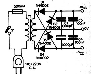Figura 5 – Fonte para o circuito
Figura 5 – Fonte para o circuito