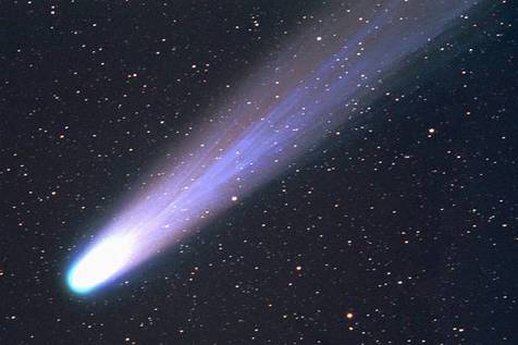 Imagem de um cometa
