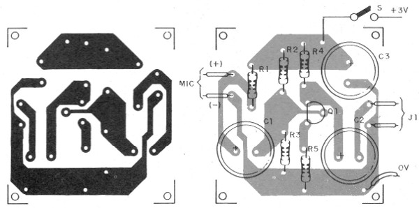 Figura 3 – Placa de circuito impresso para a montagem
Figura 3 – Placa de circuito impresso para a montagem