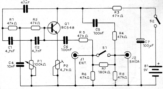 Figura 1 – Diagrama completo do pedal uáu uáu
Figura 1 – Diagrama completo do pedal uáu uáu