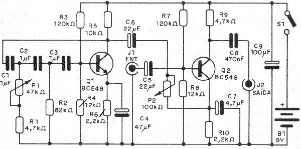 Figura 1 – Diagrama do trêmulo
Figura 1 – Diagrama do trêmulo
