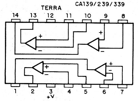    Figura 1 – Os comparadores 139, 239 e 339
