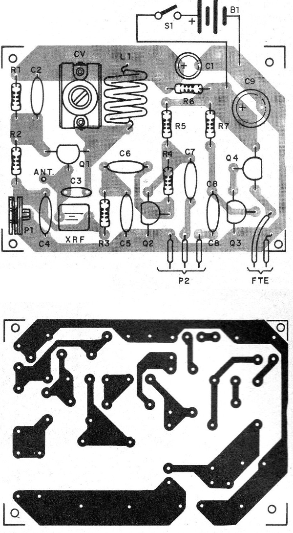    Figura 3 – Montagem em placa de circuito impresso
