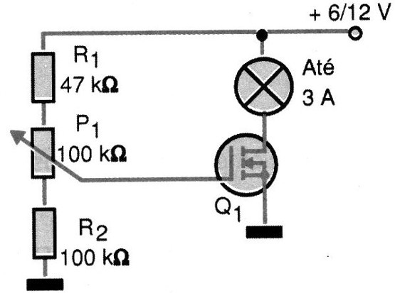 Fig. 7 - A carga pode ser um elemento de aquecimento ou um motor DC.
