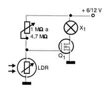    Figura 9 – A lâmpada apaga quando o sensor é iluminado

