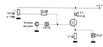    Figura 10 – Amplificador de áudio   
