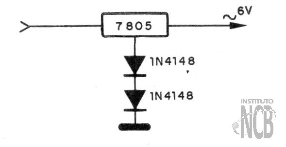 Figura 9 – Usando um 7805
Figura 9 – Usando um 7805