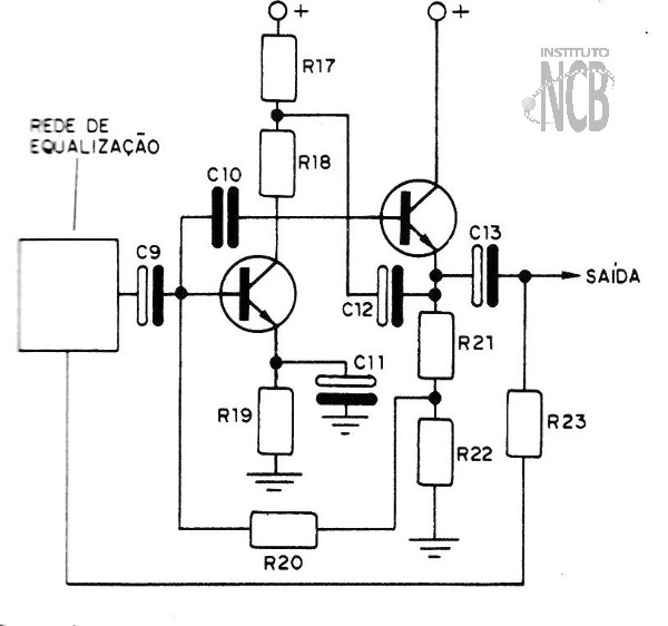Figura 4 – Os circuitos de equalização
Figura 4 – Os circuitos de equalização
