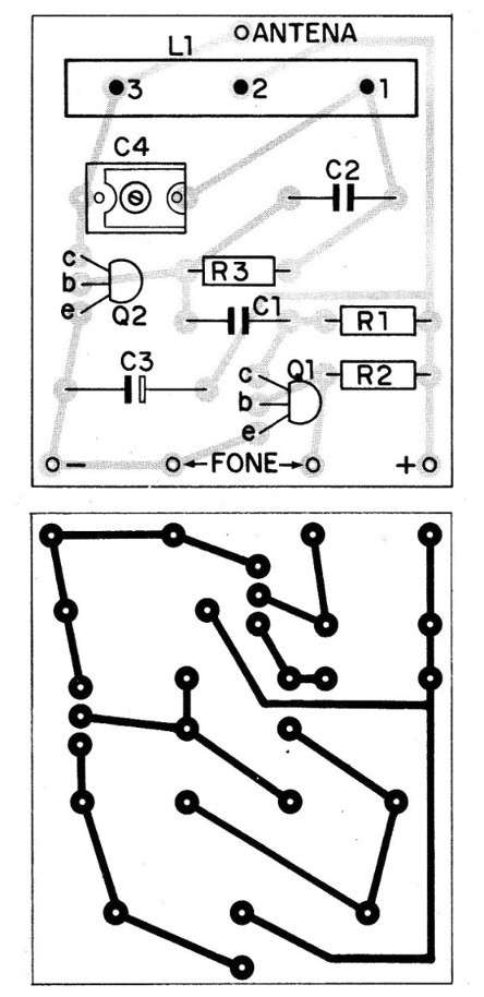 Figura 8 – Placa de circuito impresso para a montagem
Figura 8 – Placa de circuito impresso para a montagem